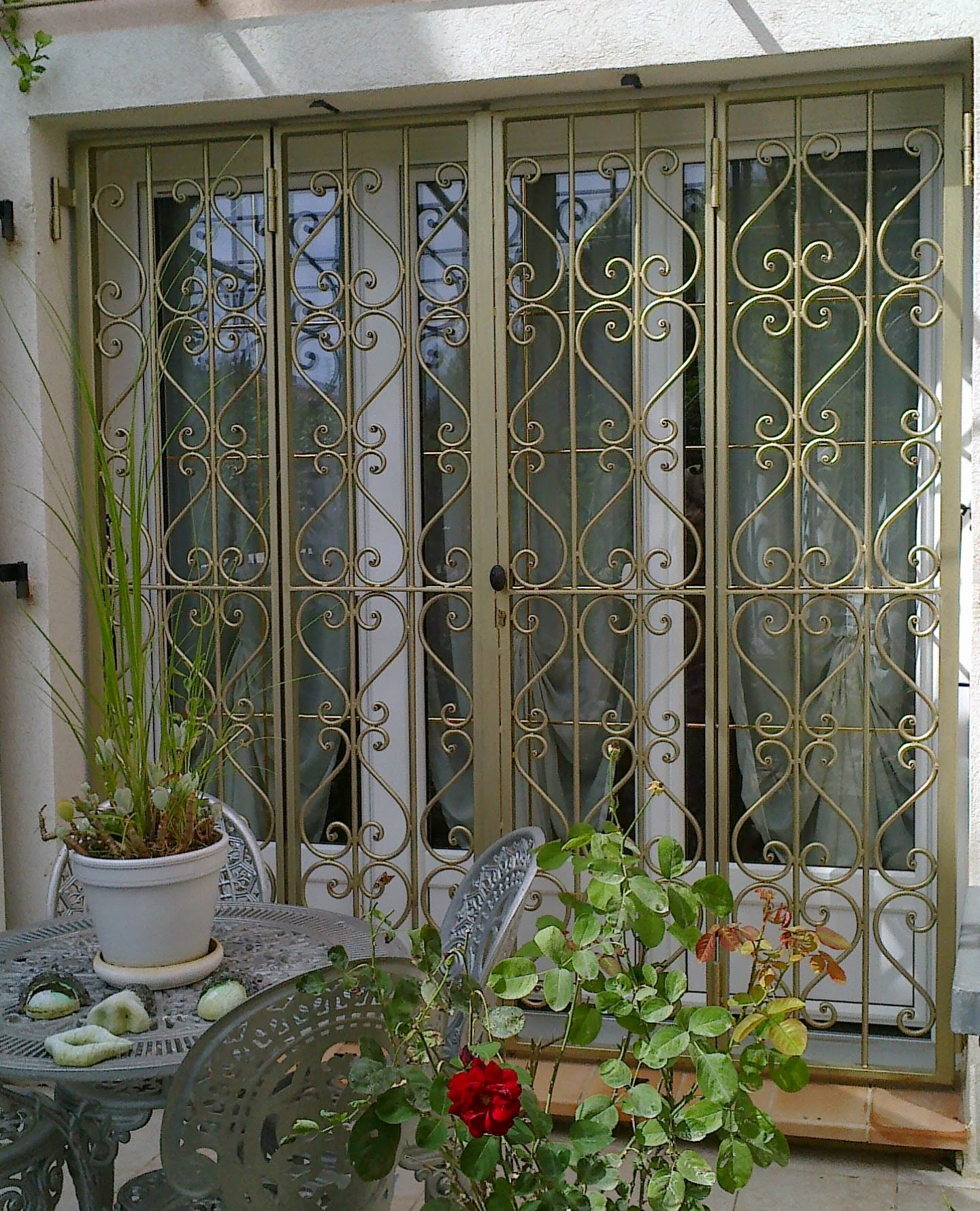 Grille de protection motif végétal - Atmosfer Grille de protection fenêtre